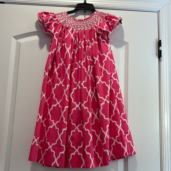 Pink and White Kids Dress - Picture 1 of 1